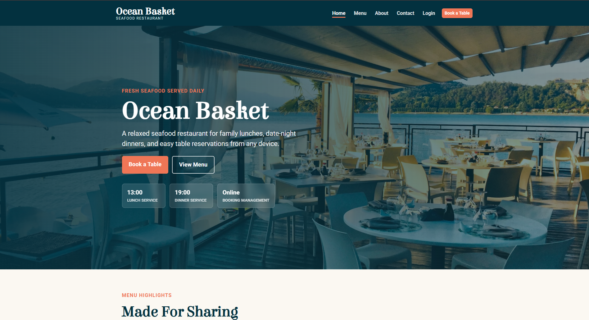 Thumbnail of the Ocean Basket project